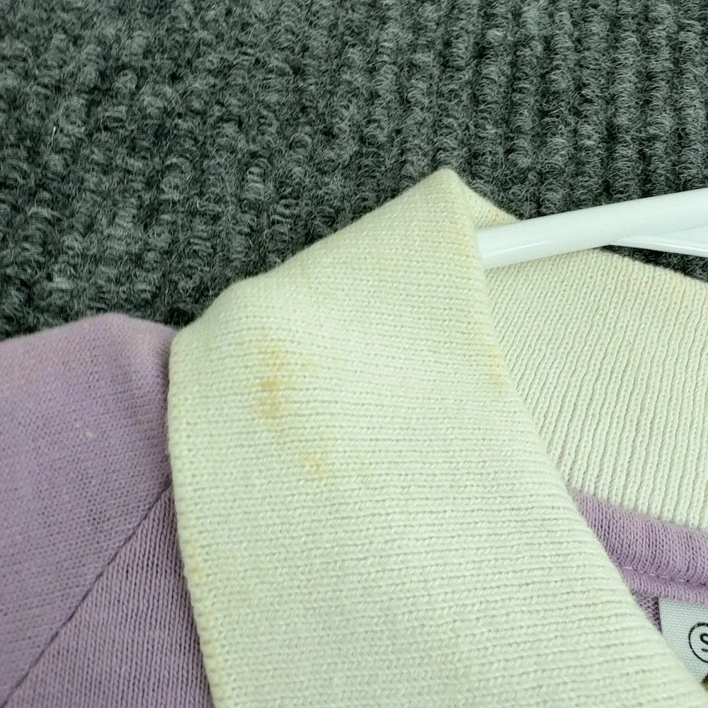 Vintage Penn State‎ Medallion Sweatshirt Women S Purple Collared Preppy Casual